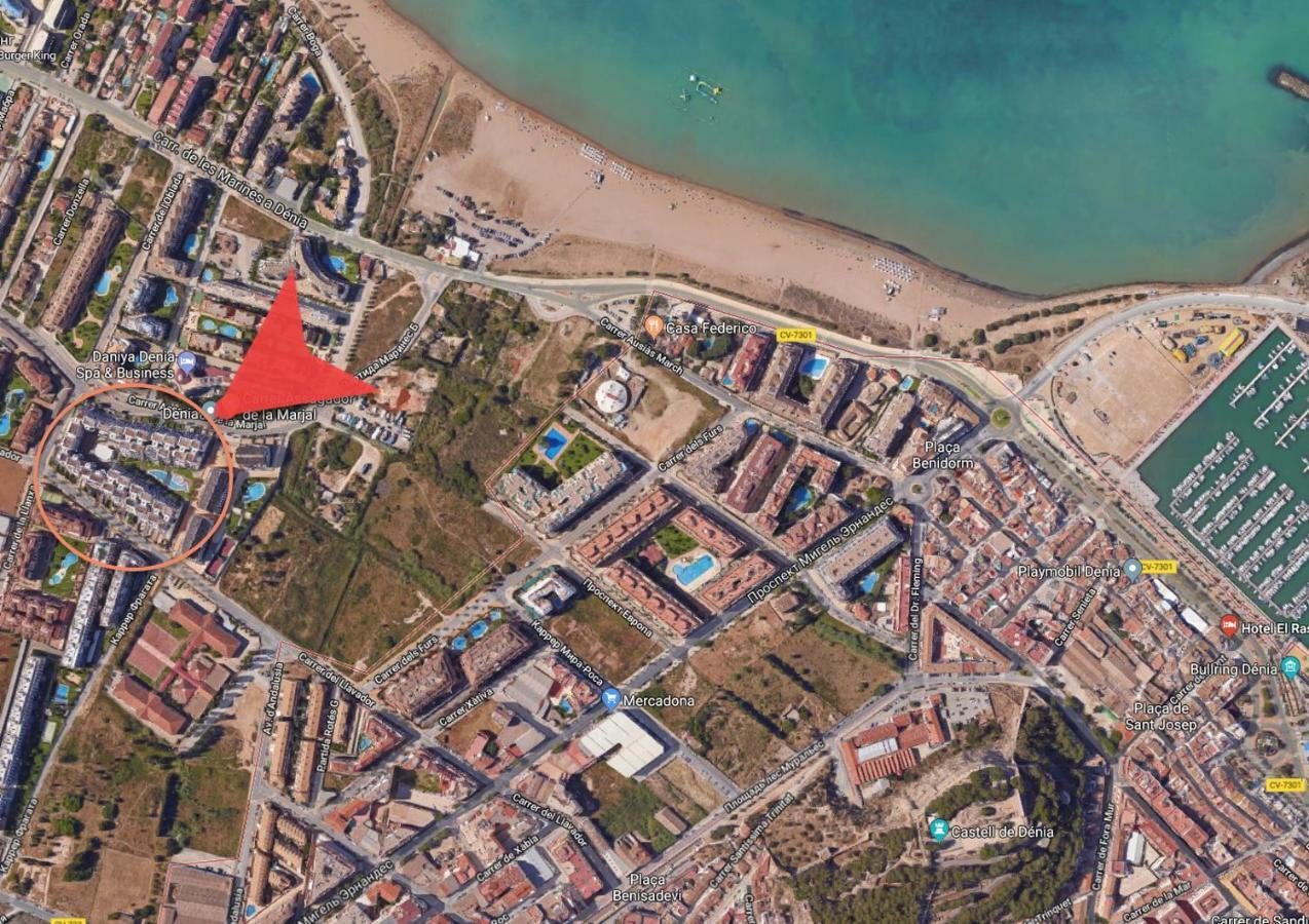 شقة Sea View Penthouse Denia, Elegance المظهر الخارجي الصورة